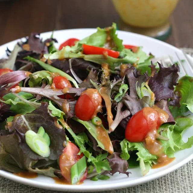 Italian Mixed Green Salad.