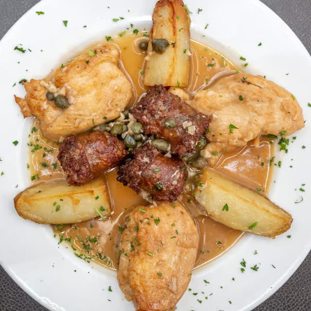 Chicken Scarpariello.