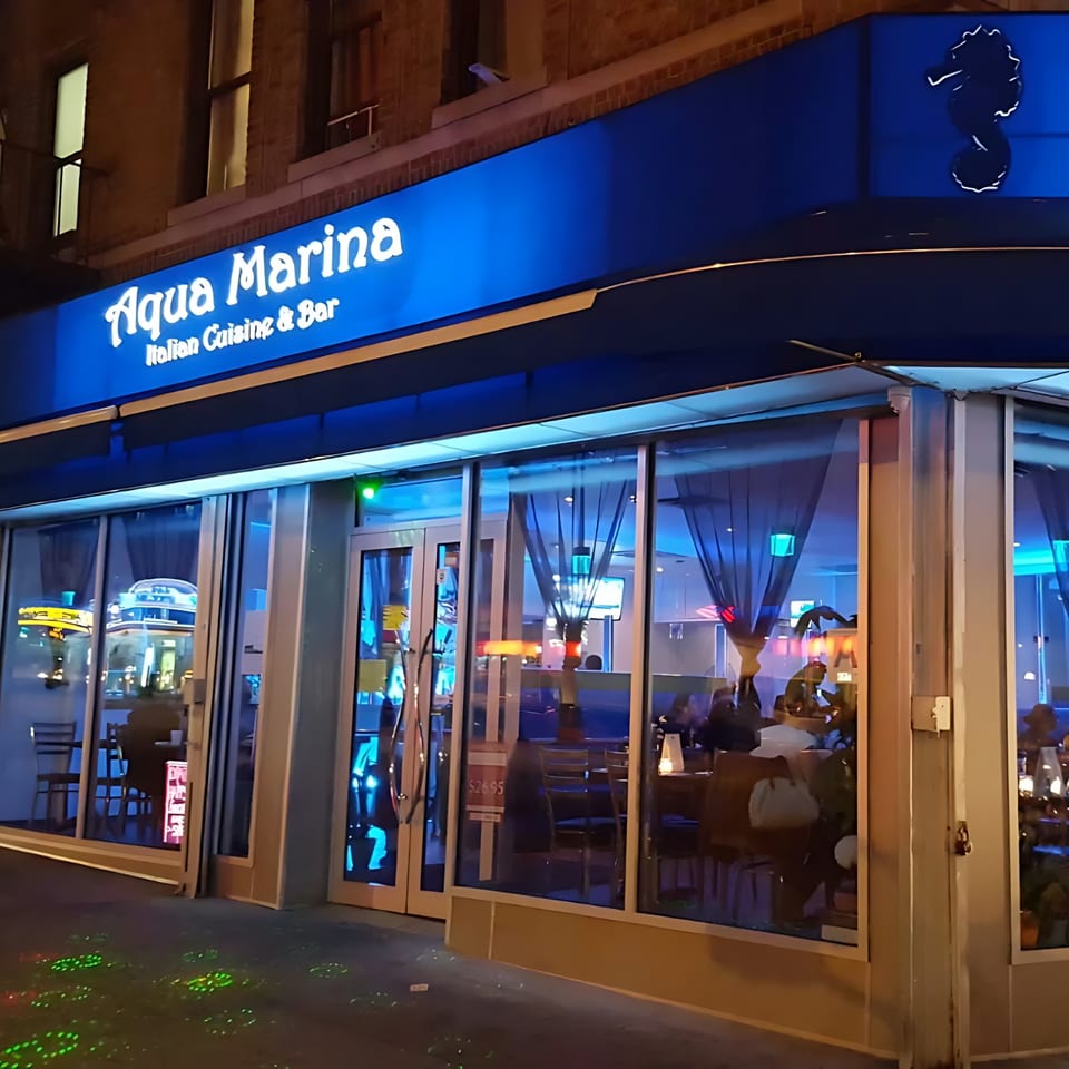 Welcome to Aquamarina Restaurant
